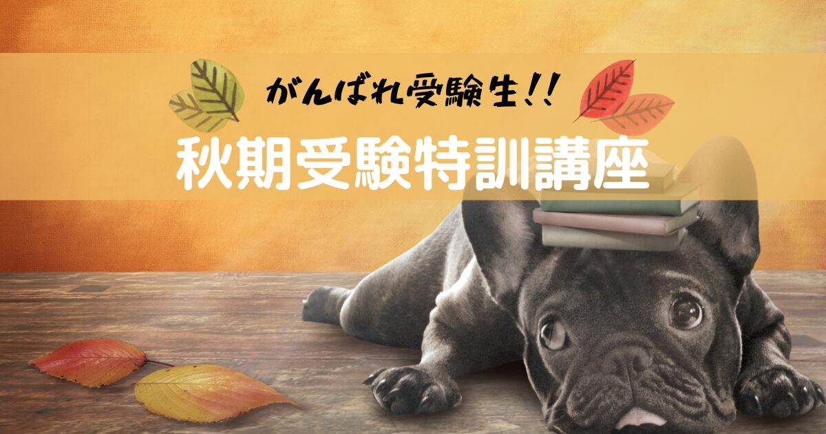 秋期講習アイキャッチ